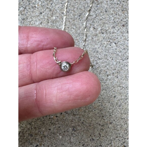 CARTIER D'AMOUR PENDANT DIAMOND NECKLACE MINI MODEL WHITE GOLD - Picture 7 of 11